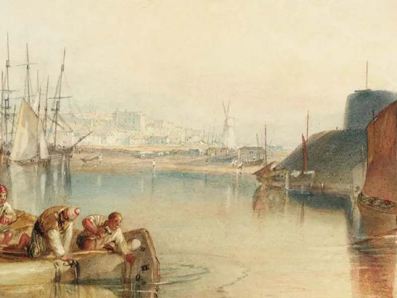 Slaughden Quay Turner painting